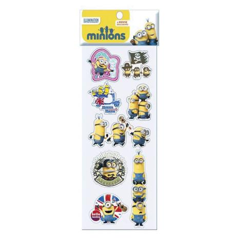 Minions Puffy Stickers Sheet £1.79